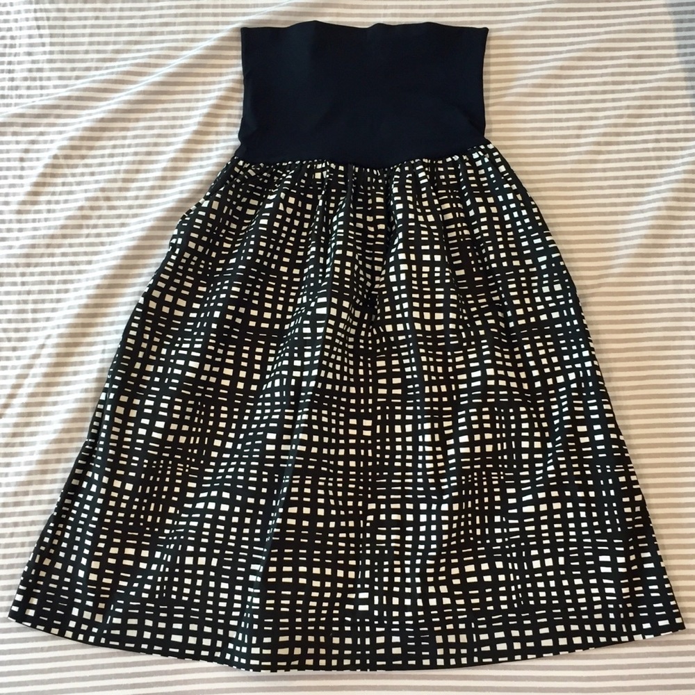Theory strapless dress